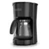 CAFETERA BLACK DECKER-5 TAZAS-FILTRO PERMANENTE-BOTON ENCENDIDO Y APAGADO-NEGRA