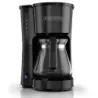 CAFETERA BLACK DECKER-5 TAZAS-FILTRO PERMANENTE-BOTON ENCENDIDO Y APAGADO-NEGRA
