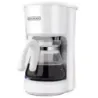 Cafetera Black Decker 5 Tazas Filtro Permanente Boton Encendido y Apagado Blanca