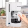 Cafetera Black Decker 5 Tazas Filtro Permanente Boton Encendido y Apagado Blanca