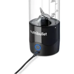 LICUADORA NUTRIBULLET 70W HASTA 15 LICUADOS 90MIN. 475ML VASO PLASTICO USB-C  COLOR NEGRO