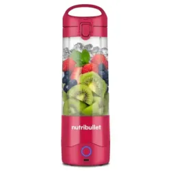 LICUADORA NUTRIBULLET 70W HASTA 15 LICUADOS 90MIN. 475ML VASO PLASTICO USB-C  COLOR MAGENTA