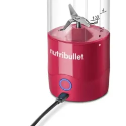 LICUADORA NUTRIBULLET 70W HASTA 15 LICUADOS 90MIN. 475ML VASO PLASTICO USB-C  COLOR MAGENTA