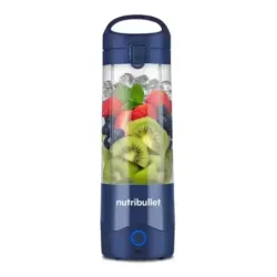 LICUADORA NUTRIBULLET 70W HASTA 15 LICUADOS 90MIN. 475ML VASO PLASTICO USB-C  COLOR AZUL