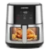 FREIDORA DE AIRE CHEFMAN 7.6LTS PANTALLA TOUCH 1500W CON VISUALIZACION ACERO INOX