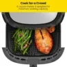 FREIDORA DE AIRE CHEFMAN 7.6LTS PANTALLA TOUCH 1500W CON VISUALIZACION ACERO INOX