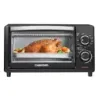 HORNO TOSTADOR CHEFMAN 4 REBANADAS 1000W 45LTS PROGRAMABLE NEGRO