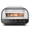 HORNO PARA PIZZA CHEFMAN ARTESANAL HASTA 12 PULG. LUZ CON VISUALIZACION ACERO INOX.