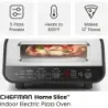 HORNO PARA PIZZA CHEFMAN ARTESANAL HASTA 12 PULG. LUZ CON VISUALIZACION ACERO INOX.