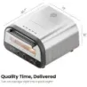 HORNO PARA PIZZA CHEFMAN ARTESANAL HASTA 12 PULG. LUZ CON VISUALIZACION ACERO INOX.