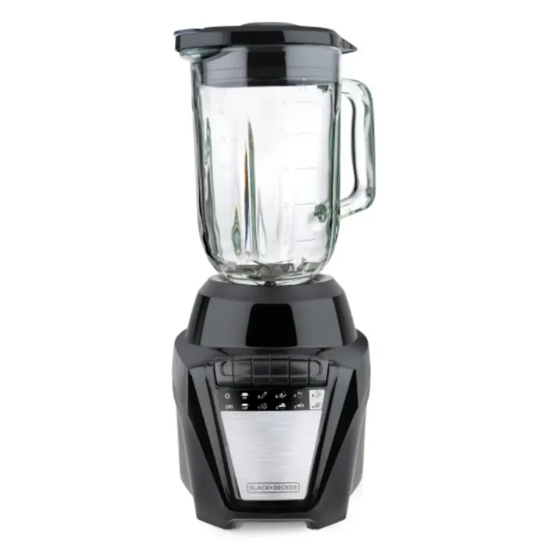 LICUADORA BLACK DECKER ICE CRUSH 8 VEL. 700W JARRA VIDRIO 1.25LTS NEGRA