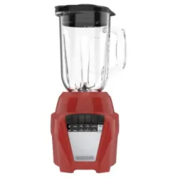 LICUADORA BLACK DECKER ICE CRUSH 8 VEL. 700W JARRA VIDRIO 1.25LTS ROJA