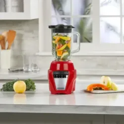 LICUADORA BLACK DECKER ICE CRUSH 8 VEL. 700W JARRA VIDRIO 1.25LTS ROJA