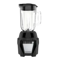 LICUADORA BLACK DECKER ICE CRUSH 8 VEL. 700W JARRA VIDRIO 1.25LTS 2 VASOS MINI 200ML NEGRA