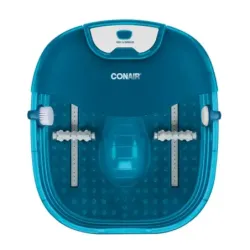 SPA PARA PIES CONAIR CON CALOR 300W-104 GRD-CTRL TACTIL-BURBUJAS-AZUL
