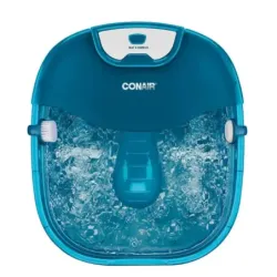 SPA PARA PIES CONAIR CON CALOR 300W-104 GRD-CTRL TACTIL-BURBUJAS-AZUL
