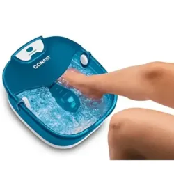 SPA PARA PIES CONAIR CON CALOR 300W-104 GRD-CTRL TACTIL-BURBUJAS-AZUL
