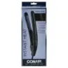 PLANCHA DE CABELLO CONAIR CERAMICA 205 GRADOS EN 30SEG. APAGADO AUTMAT NEGRO