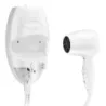 SECADOR DE CABELLO CONAIR DE PARED CON LUZ LED NOCTURNA 1600W 2 VEL. FILTRO REM. BLANCO